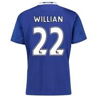 Chelsea Home Shirt 2016-17 with Willian 22 printing, Blue