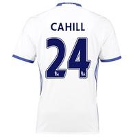 Chelsea Third Shirt 16-17 with Cahill 24 printing, White