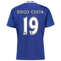 Chelsea Home Shirt 2016-17 with Diego Costa 19 printing, Blue