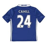 chelsea home shirt 2016 17 kids with cahill 24 printing blue