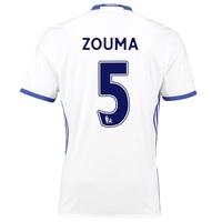 Chelsea Third Shirt 16-17 with ZOUMA 5 printing, White