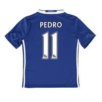 Chelsea Home Shirt 2016-17 - Kids with Pedro 11 printing, Blue