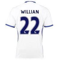 Chelsea Third Shirt 16-17 with Willian 22 printing, White