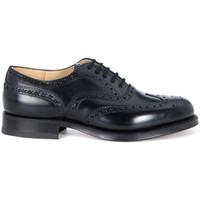 Church apos;s BURWOOD BLACK LACE UP men\'s Shoes in black