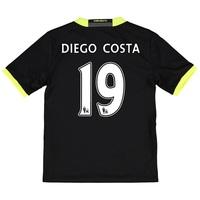 chelsea away shirt 16 17 kids with diego costa 19 printing black