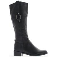 Chaussmoi Bridleways black boots with 4cm heel. women\'s High Boots in black