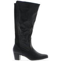 chaussmoi boots large female waist black to 65 cm heel womens high boo ...