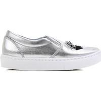 chiara ferragni cf1272 womens shoes trainers in silver