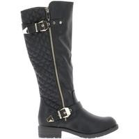 chaussmoi boots black women stuffed with heel 35 cm checkerboard game  ...