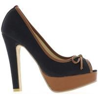 chaussmoi two tone pumps black and camels open to 125 cm and platform  ...