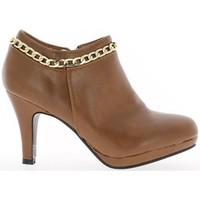 chaussmoi boots camel women style richelieu heel 9cm and mini tray wom ...