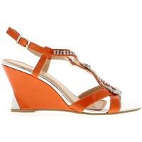 chaussmoi orange 95 cm with rhinestone heel sandals womens sandals in  ...