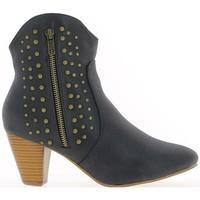 chaussmoi ankle boots black women doubled to 65 cm heel and nails wome ...