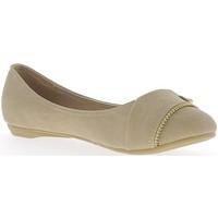 Chaussmoi Ballerinas woman Mole heel 1 cm women\'s Shoes (Pumps / Ballerinas) in brown
