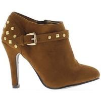 chaussmoi boots low female camels 10cm heel and mini platform womens l ...