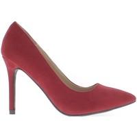 chaussmoi red shoes with thin heels 10cm tips sharp aspect suede women ...