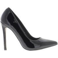 Chaussmoi Black shoes Polish heels 11, 5cm sharp needle women\'s Court Shoes in black