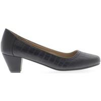 Chaussmoi Shoes size 5.5 cm aspect croco heel black women\'s Court Shoes in black