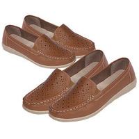 cherwell loafers 1 1 free tan x 2 size 3 faux leather