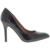 Chaussmoi Shoes women black end 10 cm heel women\'s Court Shoes in black