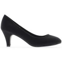 Chaussmoi Large woman shoes sizes Black 7.5 cm heel women\'s Court Shoes in black