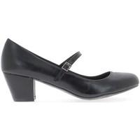 Chaussmoi Pumps large female waist black heel 5.5 cm and thin bride women\'s Court Shoes in black