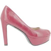Chaussmoi Shoes large women size plum 13cm heel and Platform 4cm women\'s Court Shoes in purple