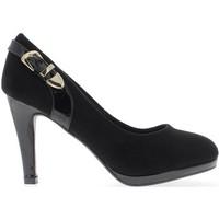 chaussmoi heel end 95 cm black woman pumps womens court shoes in black