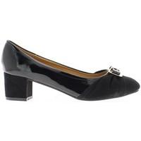 Chaussmoi Shoes size 5.5 cm bi material heel black women\'s Court Shoes in black