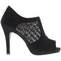 Chaussmoi Shoes women black flanged crisscrossed heel 11cm open women\'s Court Shoes in black