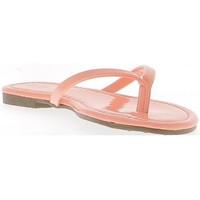 Chaussmoi Fluo salmon flip-flops to 0.5 cm talonette women\'s Flip flops / Sandals (Shoes) in orange