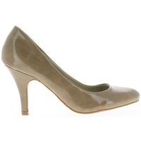 Chaussmoi Pumps moles 8.5 cm heel women\'s Court Shoes in brown