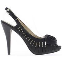 chaussmoi woman sandals black 115 cm heels and platform womens sandals ...