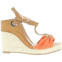Chaussmoi Sandals Women orange heel offset 11 cm women\'s Sandals in orange