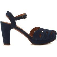 Chie Mihara Champan blue suede heeled sandal women\'s Sandals in blue