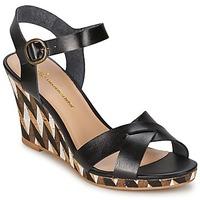 chocolate schubar ebony womens sandals in black