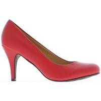 chaussmoi shoes large women size red 95 cm heel womens court shoes in  ...