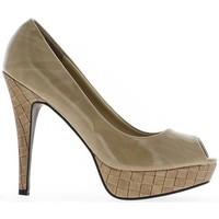 chaussmoi open pumps moles varnish at heels of 125 cm and 3cm platform ...