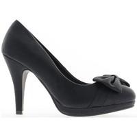 Chaussmoi Black heels 10cm and plateau pumps women\'s Court Shoes in black