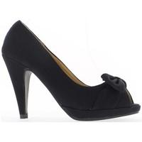 Chaussmoi Black pumps masts heels 10cm platform women\'s Court Shoes in black