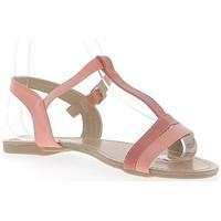 chaussmoi varnish coral barefoot and croco leather sole womens sandals ...