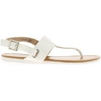 chaussmoi flat white sandals with entre doigts womens sandals in white