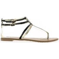 chaussmoi barefoot black woman varnish and gold womens sandals in blac ...