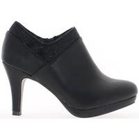 chaussmoi black women boots at 9cm col rhinestones and platform heel w ...