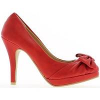 Chaussmoi Red platform pumps heels 11cm women\'s Court Shoes in red