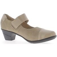 Chaussmoi Escarpins taupe confort à large bride talon 4, 5cm women\'s Court Shoes in brown
