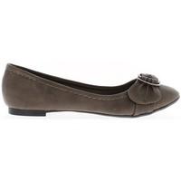 Chaussmoi Ballerina taupe heel 0.5 cm women\'s Shoes (Pumps / Ballerinas) in brown