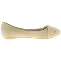 Chaussmoi Ballerina beige heel 1 cm women\'s Shoes (Pumps / Ballerinas) in BEIGE