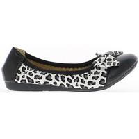 chaussmoi ballerina flats black decorated with knot womens shoes pumps ...