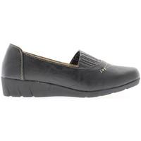Chaussmoi Shoes women black comfort with elastic top women\'s Shoes (Pumps / Ballerinas) in black